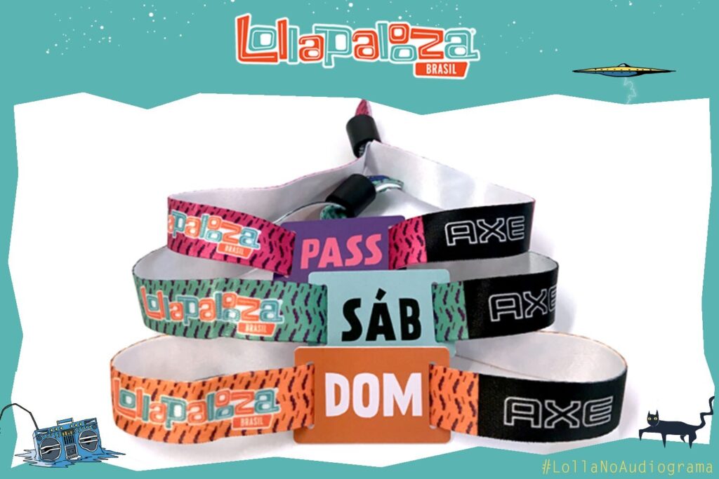 Pulseira Cashless Lollapalooza Brasil 2022