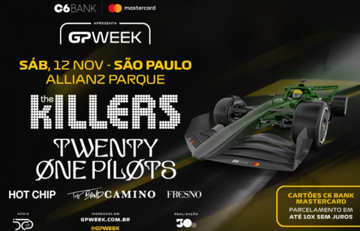 GPWeek São Paulo 2022: The killers e Twenty One Pilots