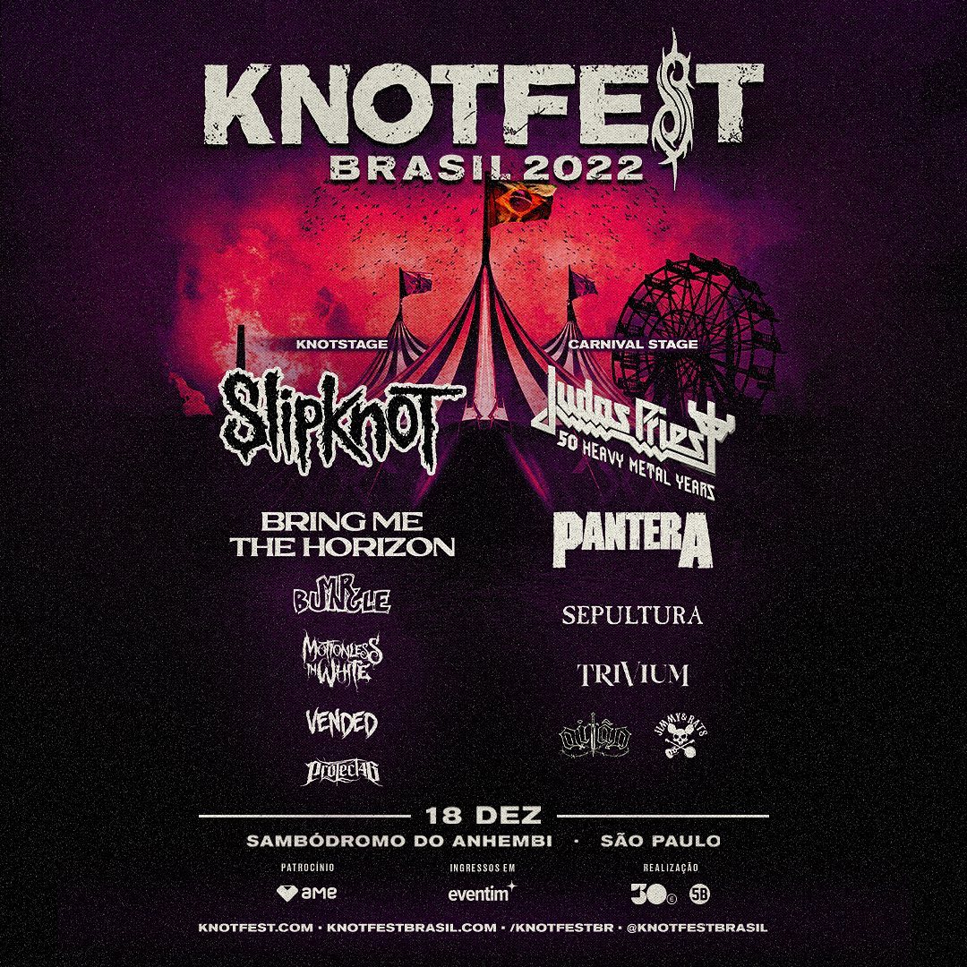 Knotfest Brasil 2022: Fique por dentro de tudo!