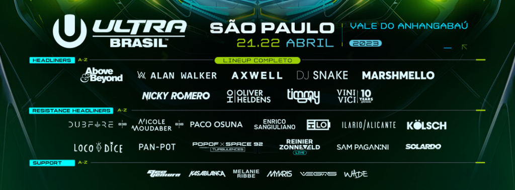 ultrabrasil 2023 line up