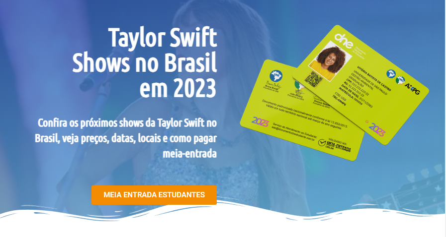 Taylor Swift - Cambistas e meia entrada