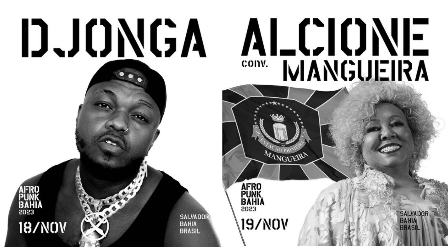LineUp do afropunk, Djonga e Alcione conv. Mangueira. 
