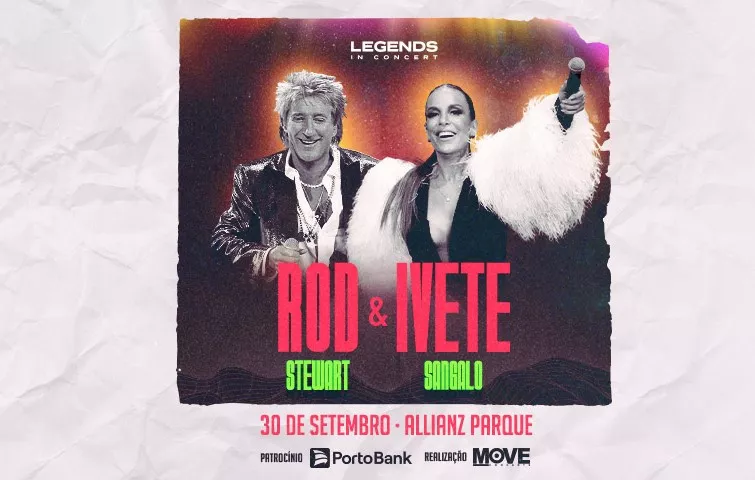 Rod Stewart e Ivete Sangalo | Meia-entrada