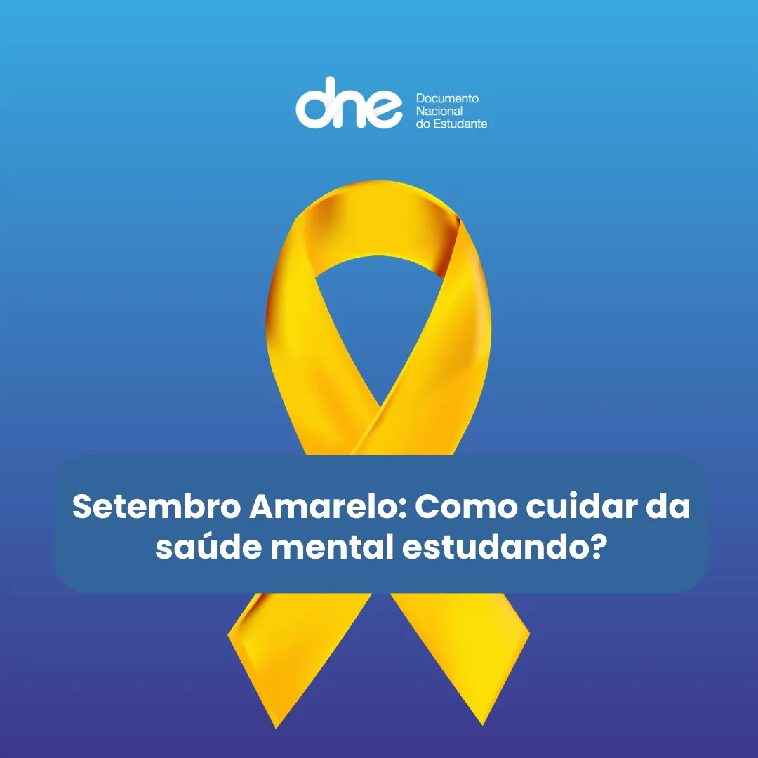 Setembro Amarelo: Como cuidar da saúde mental estudando?