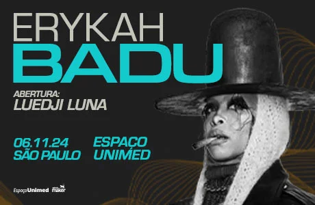 Erykah Badu no Espaço Unimed