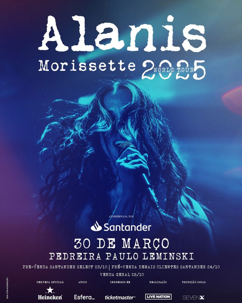 Alanis Morissette anuncia show em Curitiba: tudo que você precisa saber