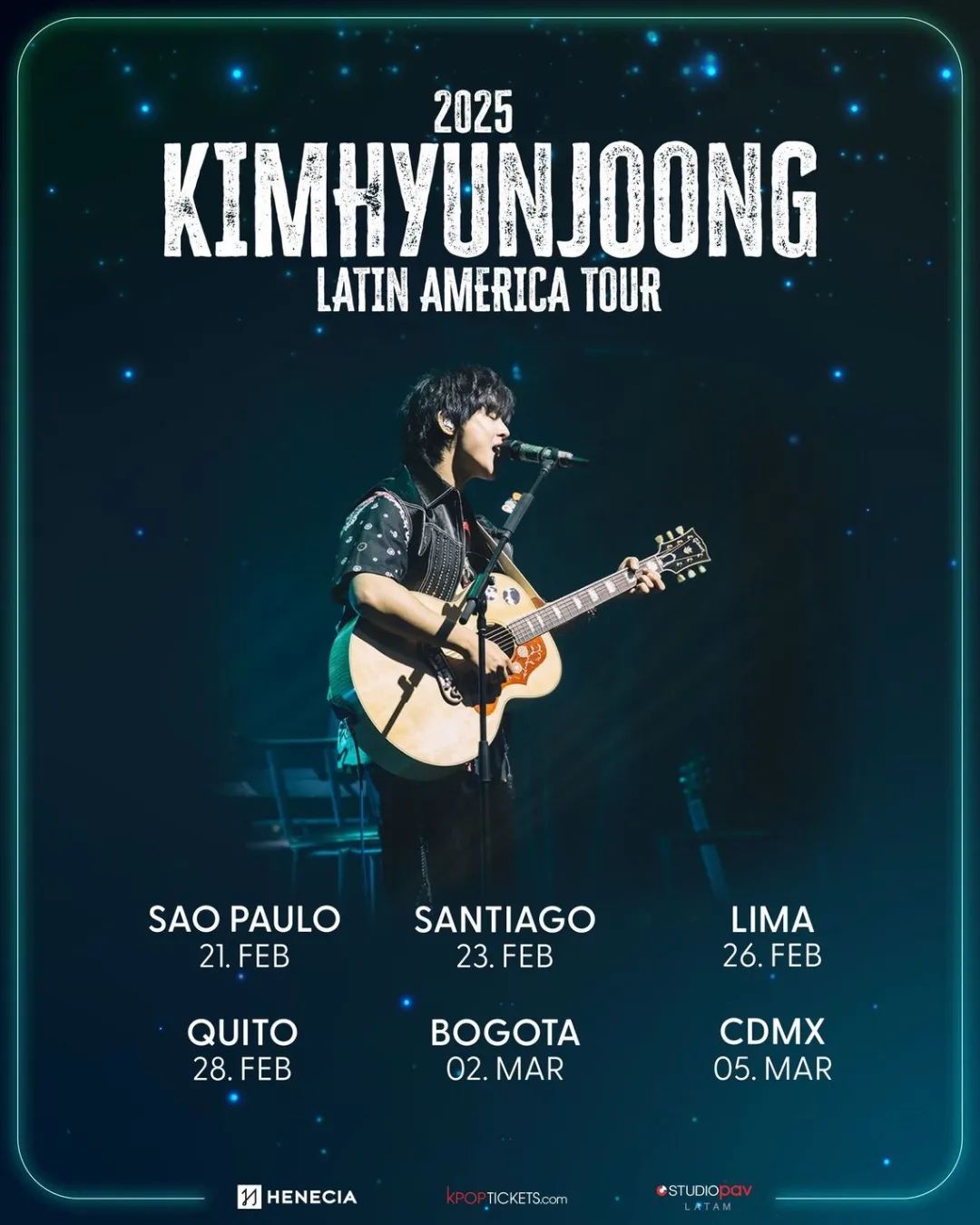 Kim Hyun Joong em São Paulo: Latin America Tour 2025
