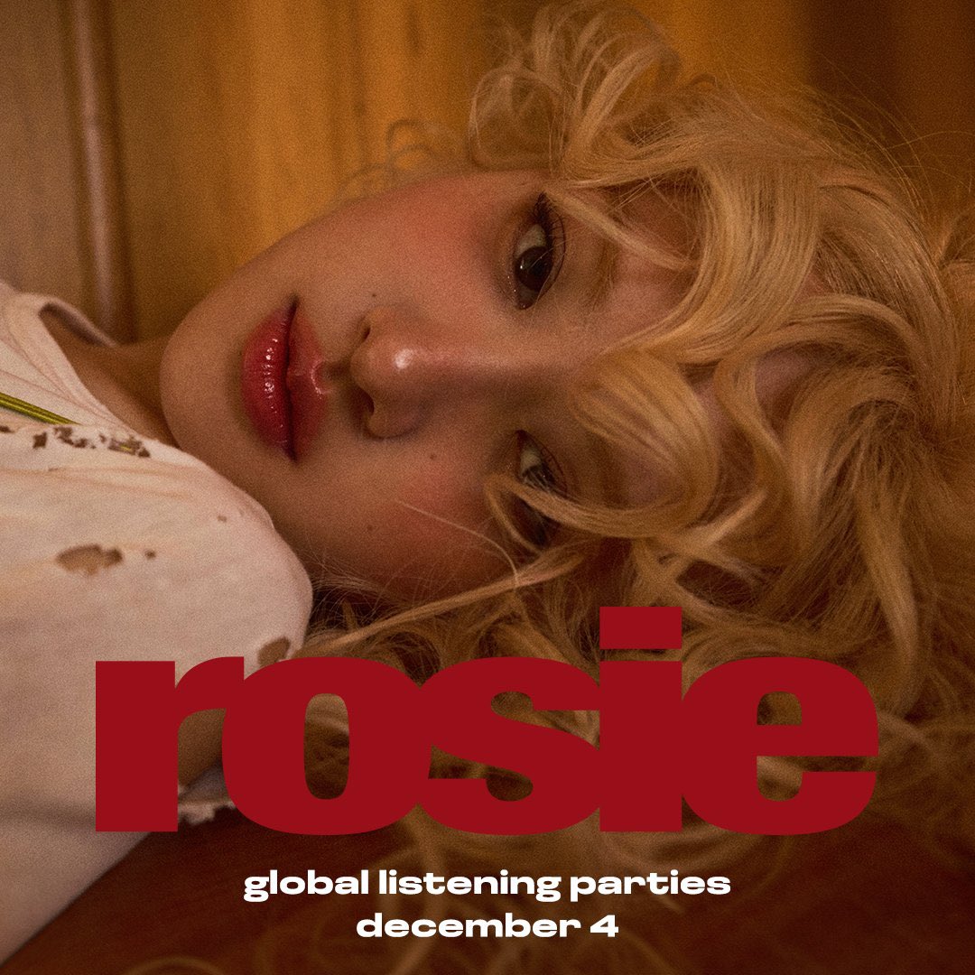 ROSÉ (BLACKPINK) ANUNCIA LISTENING PARTY EM SÃO PAULO