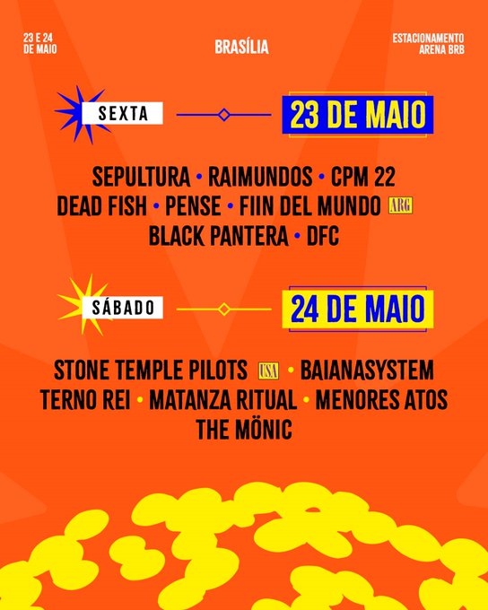 Porão do Rock 2025! Line up dividido por dias