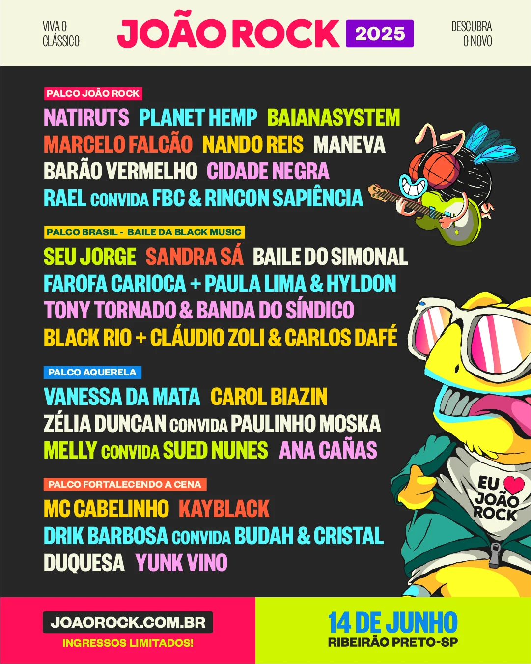 LINE UP João Rock 2025!