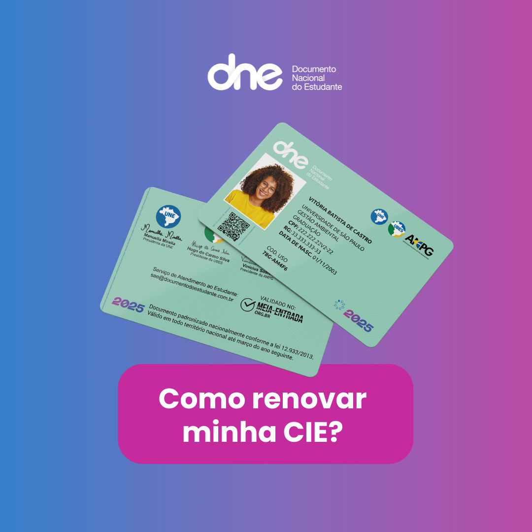 Como renovar minha CIE?
