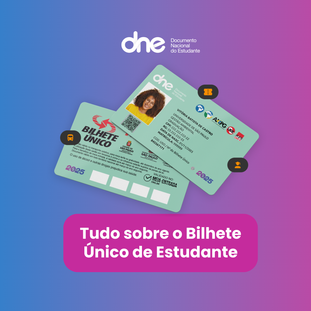 Bilhete estudante sptrans​