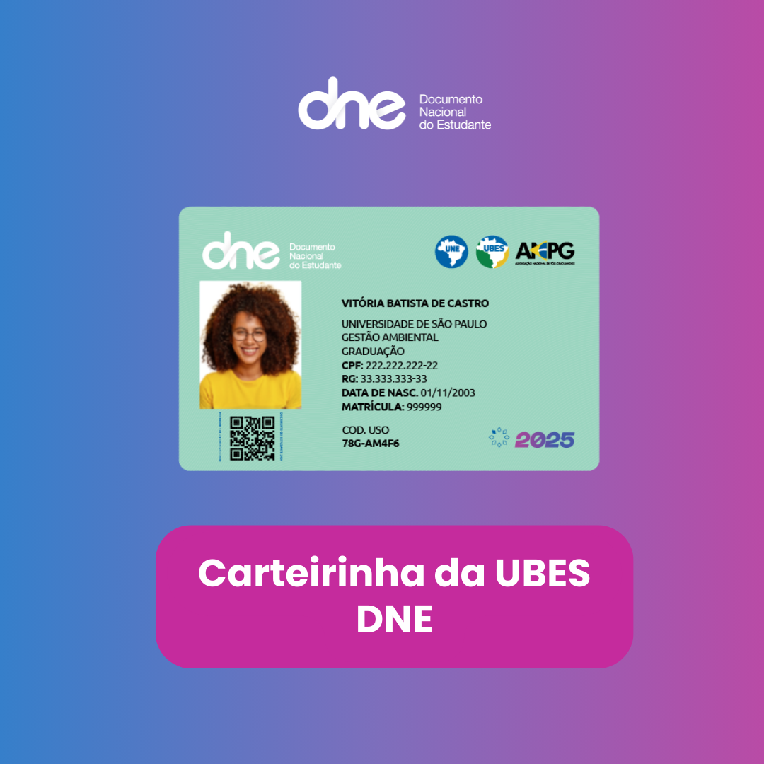 Carteirinha da UBES