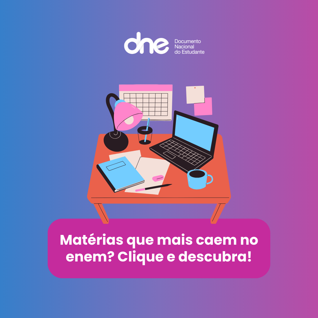 Matérias que mais caem no Enem