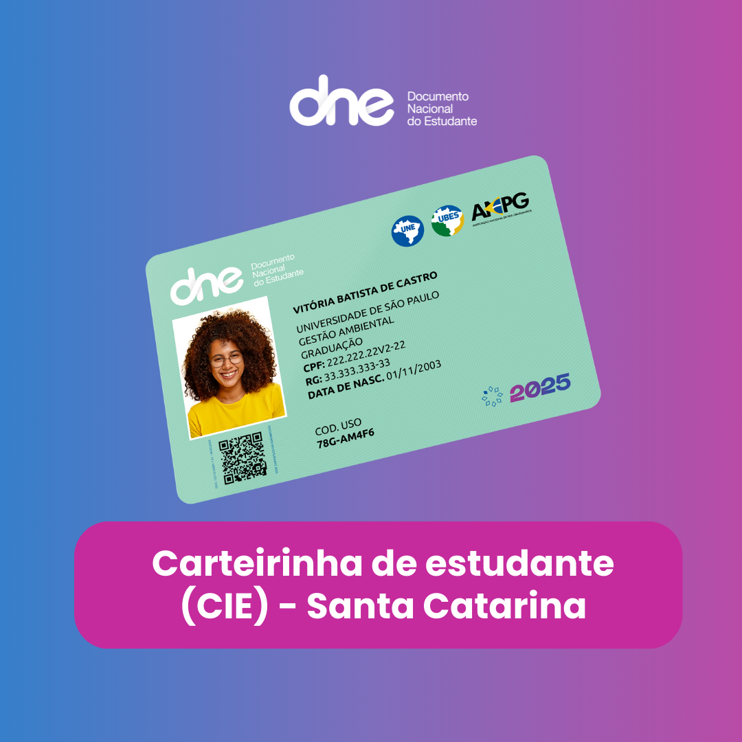 Carteirinha de Estudante SC