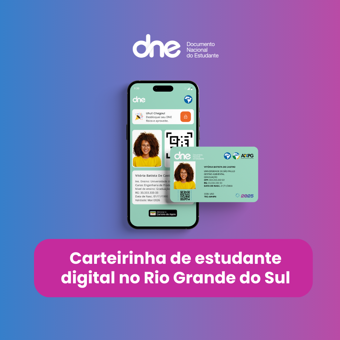 Carteirinha de Estudante Digital RS​