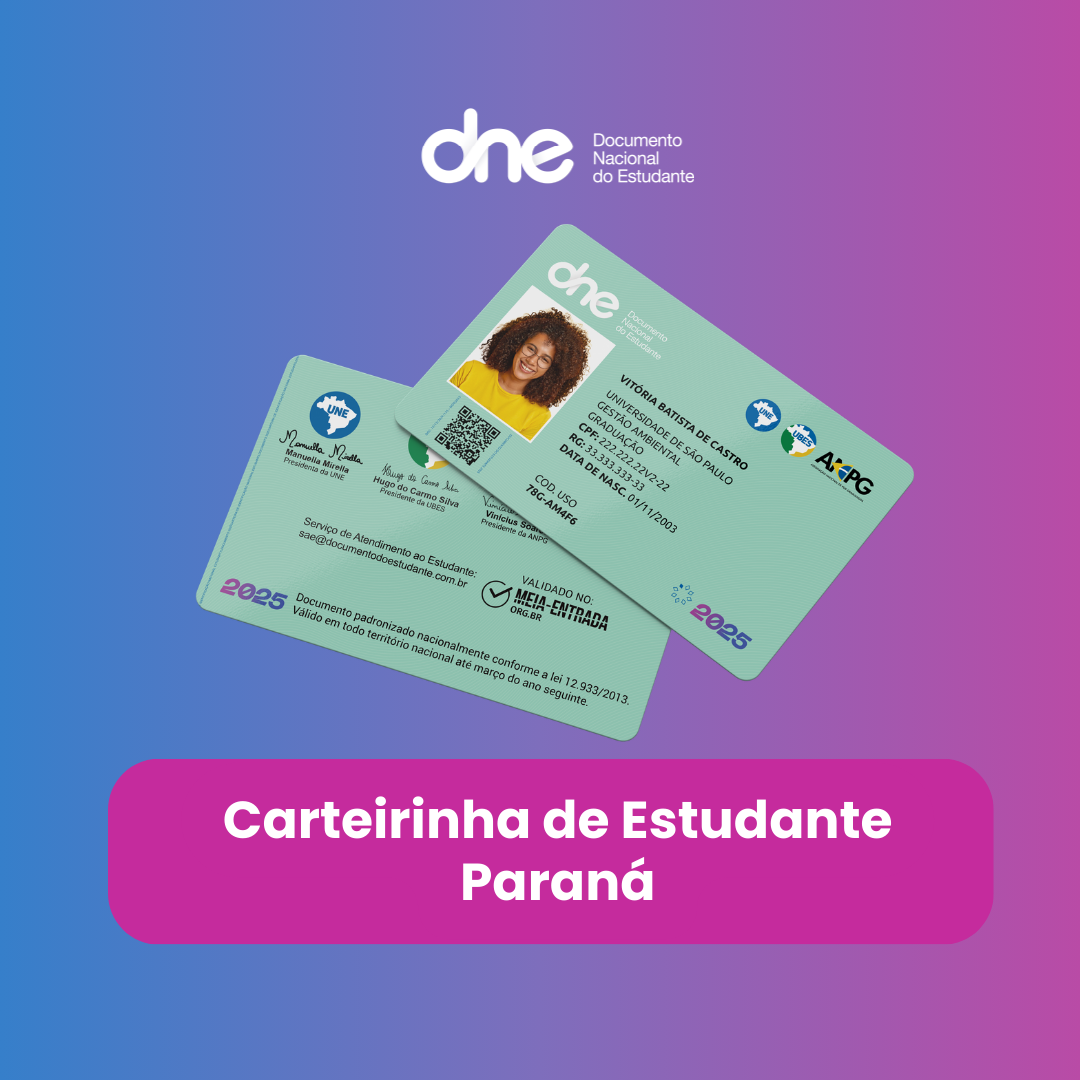 Carteirinha de estudante Paraná