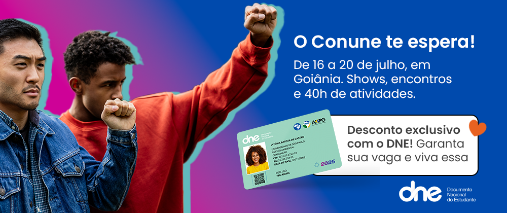 Como garantir desconto no Congresso da UNE com o DNE!