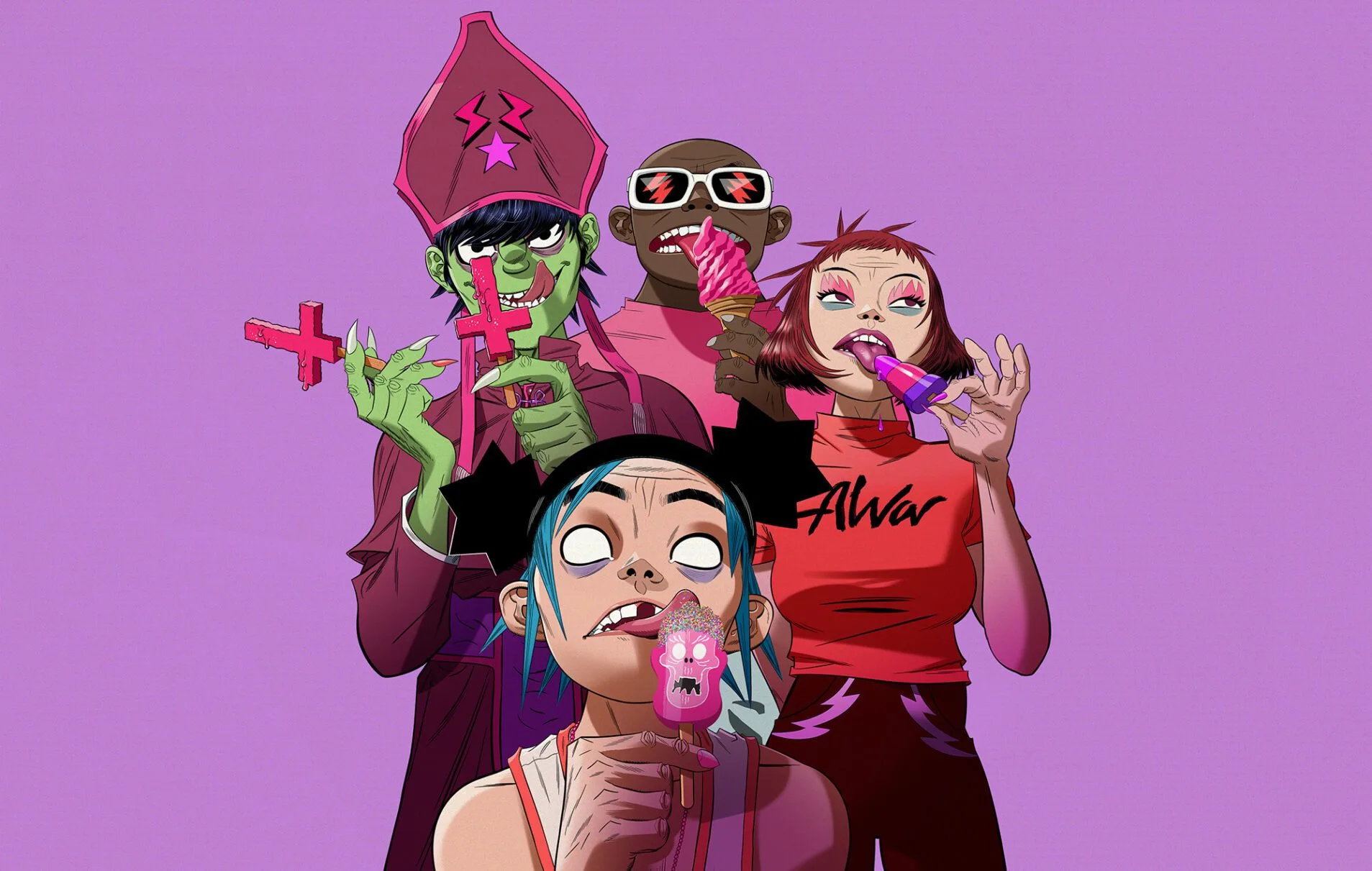 Gorillaz fará show no Brasil em 2026, diz jornalista